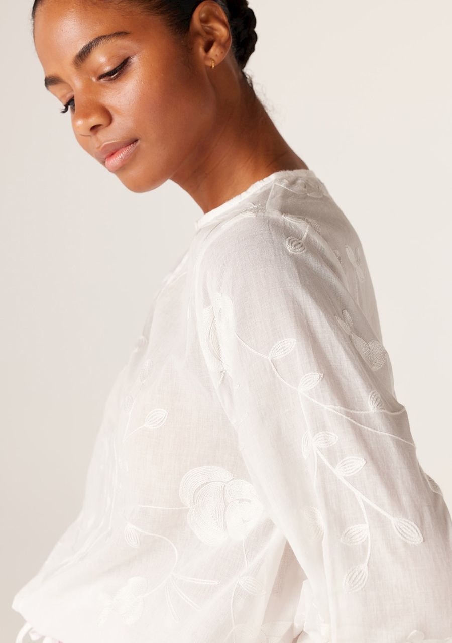 JUFFROUW JANSEN BLOUSE LANGE MOUW