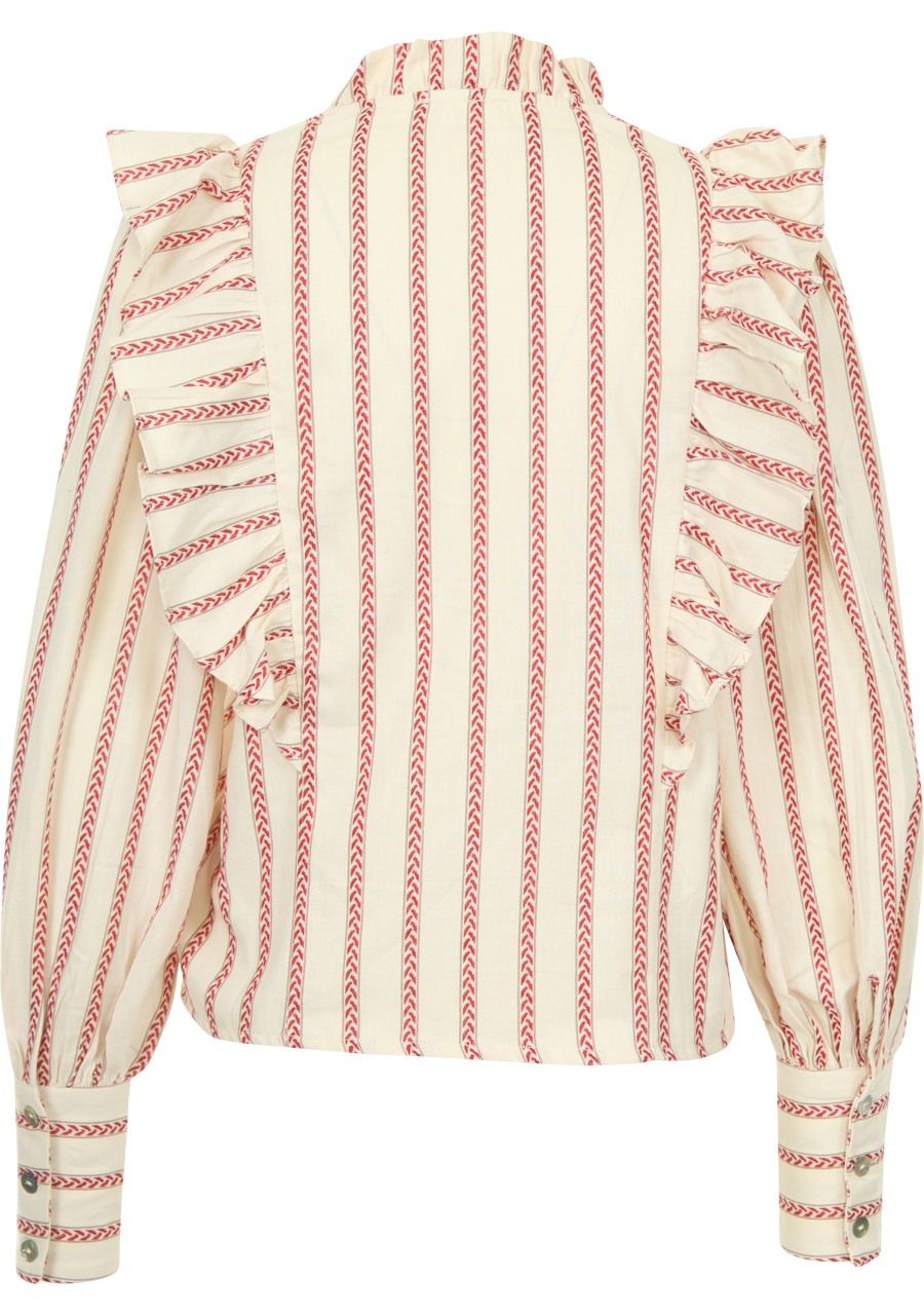 FRNCH BLOUSE LANGE MOUW