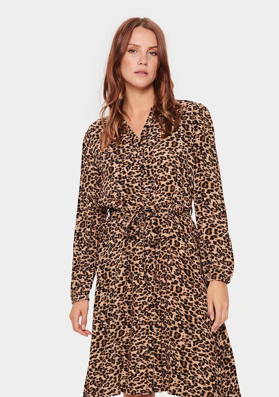 SAINT TROPEZ JURK LANGE MOUW