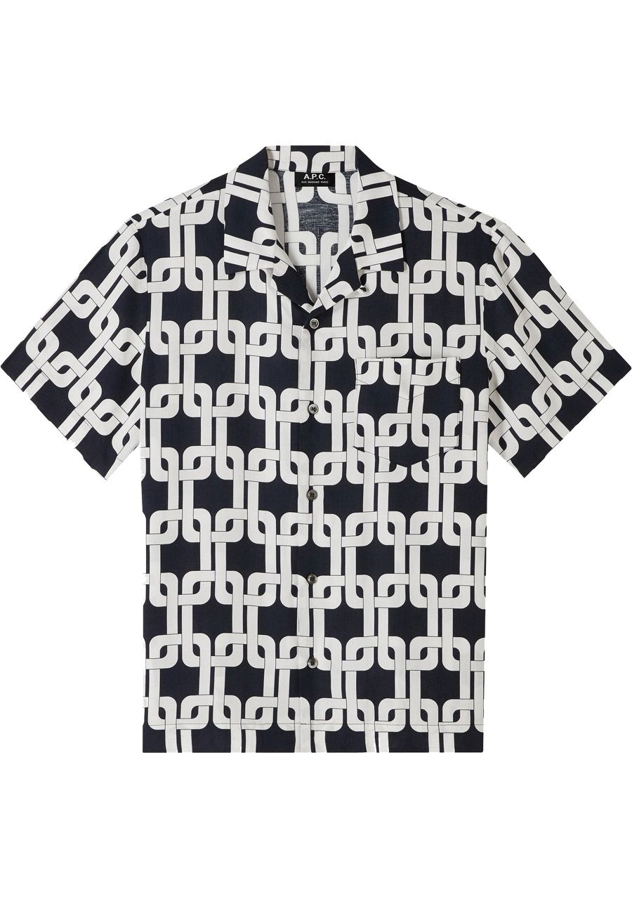 A.P.C. OVERHEMD KORTE MOUW