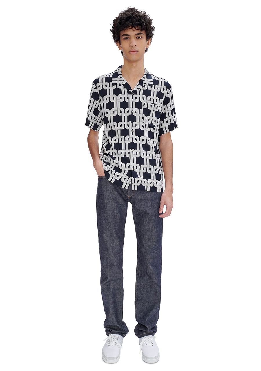A.P.C. OVERHEMD KORTE MOUW