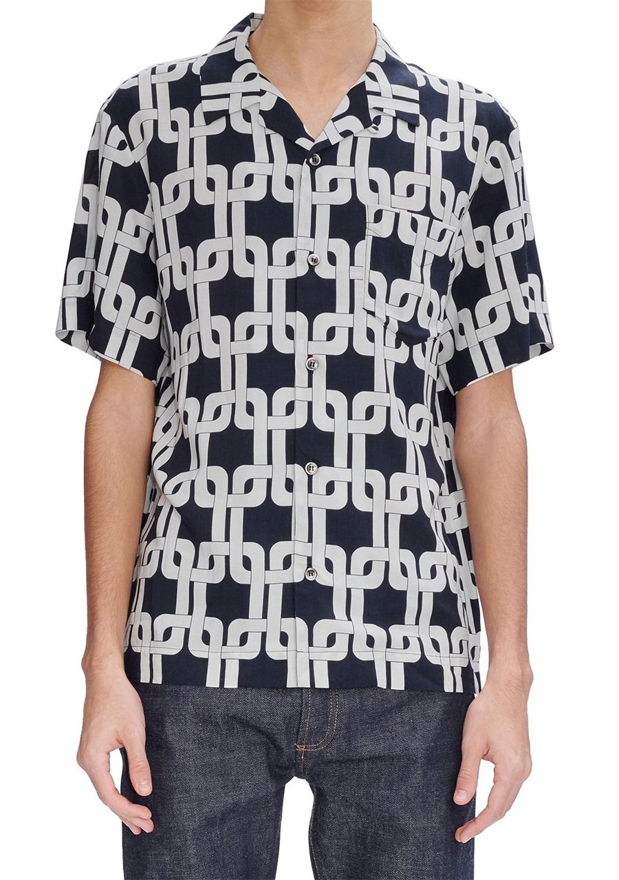 A.P.C. OVERHEMD KORTE MOUW