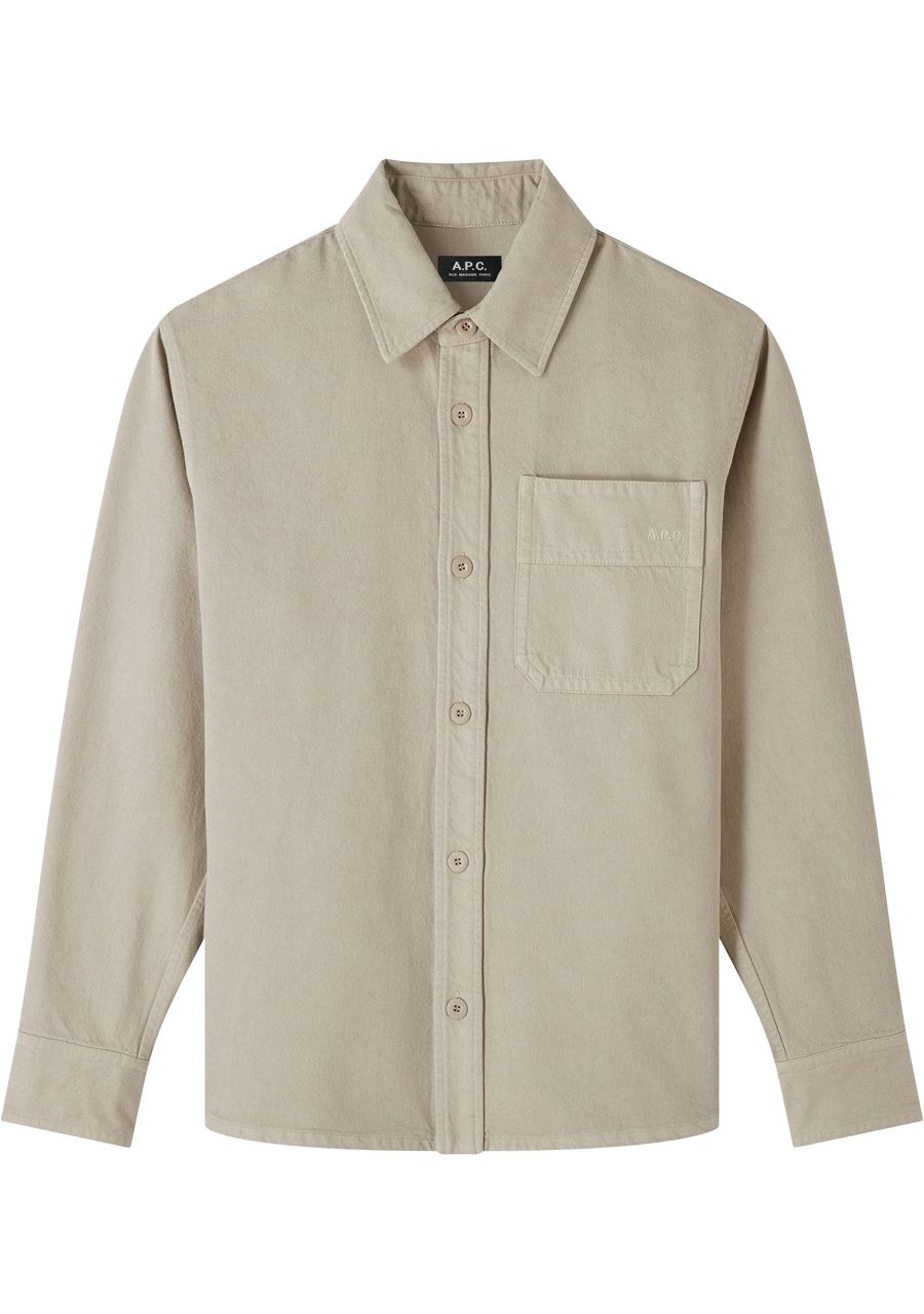 A.P.C. OVERHEMD LANGE MOUW