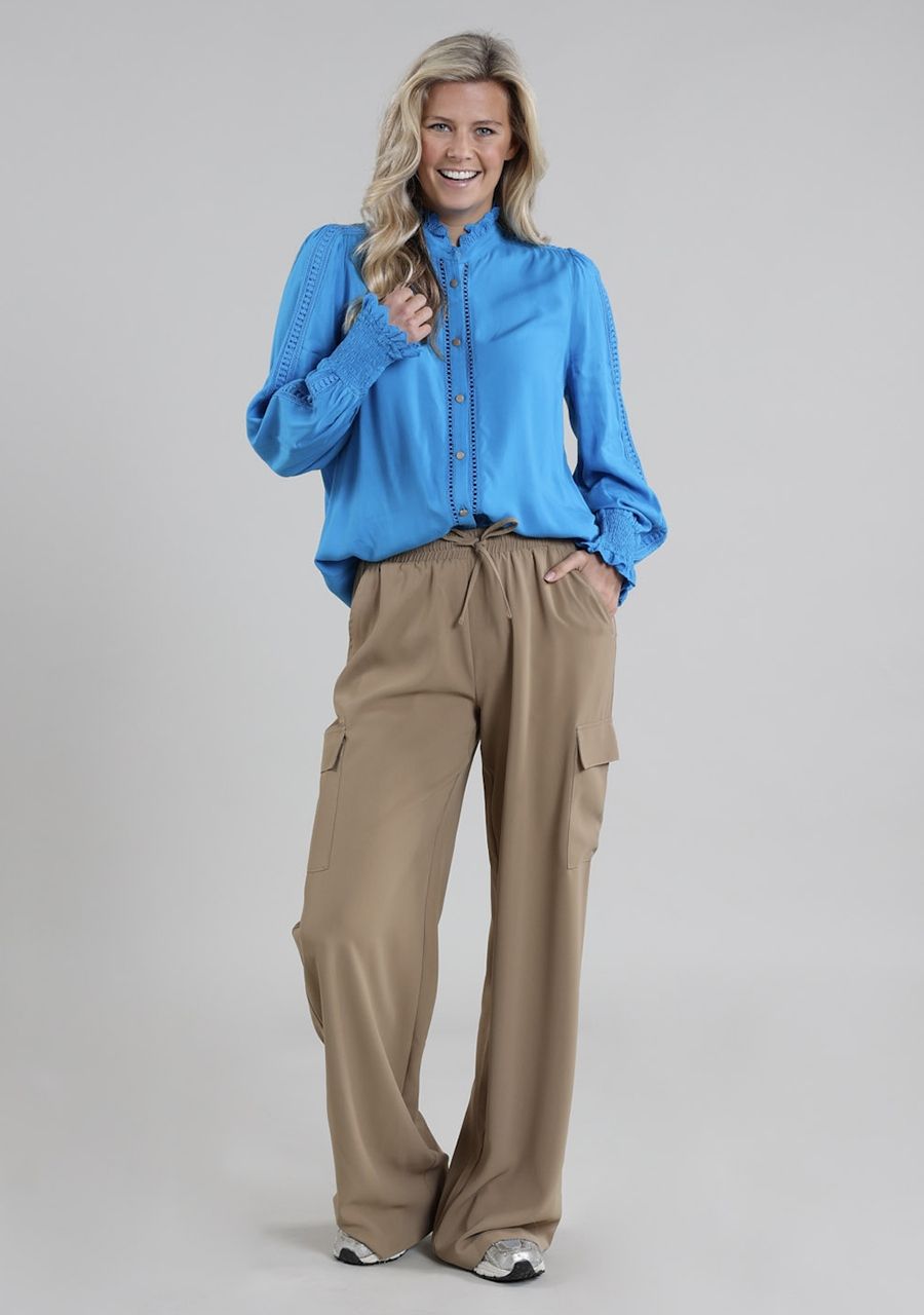NUKUS BLOUSE LANGE MOUW