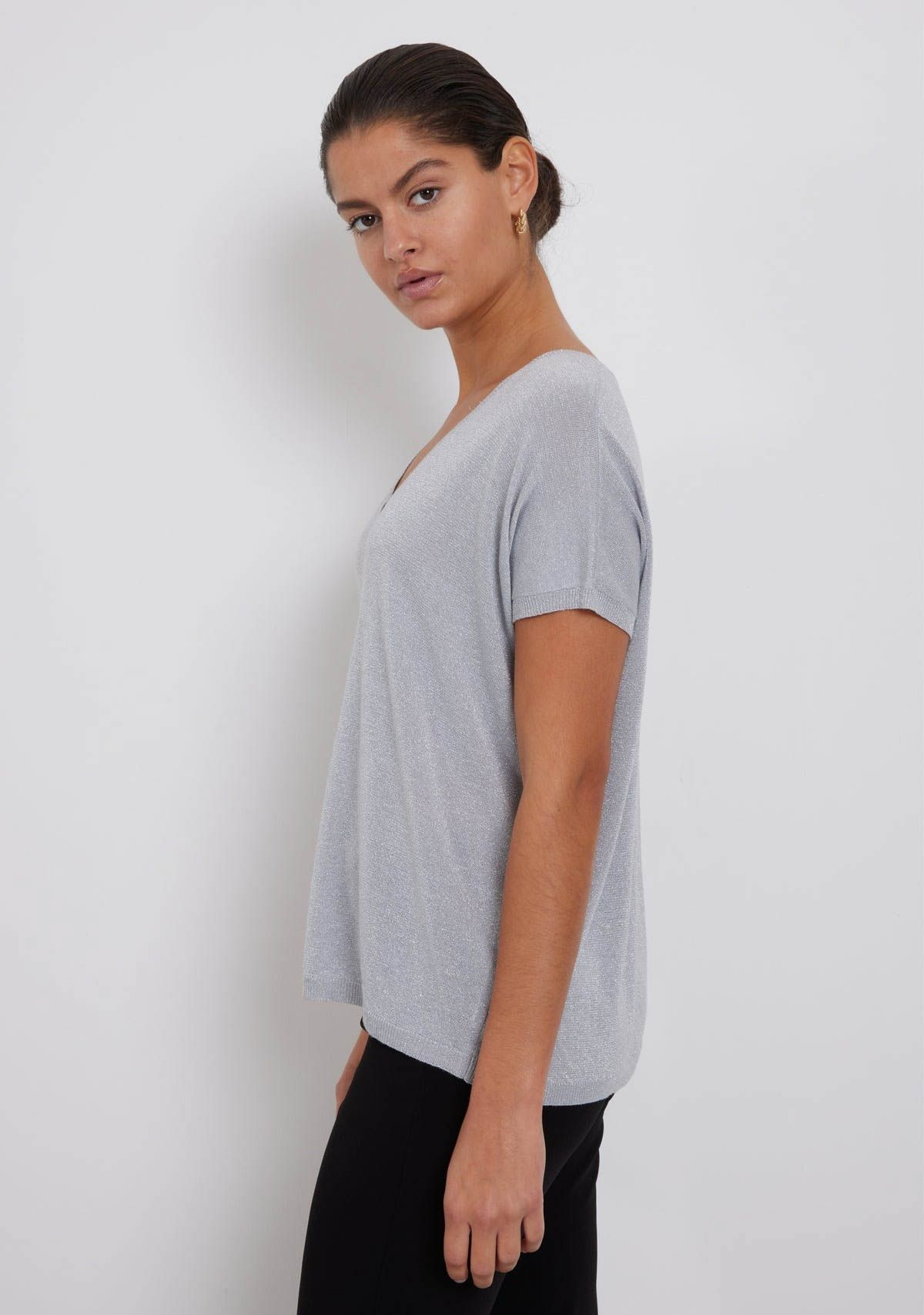 BRUUNS BAZAAR SHIRT MET KORTE MOUW
