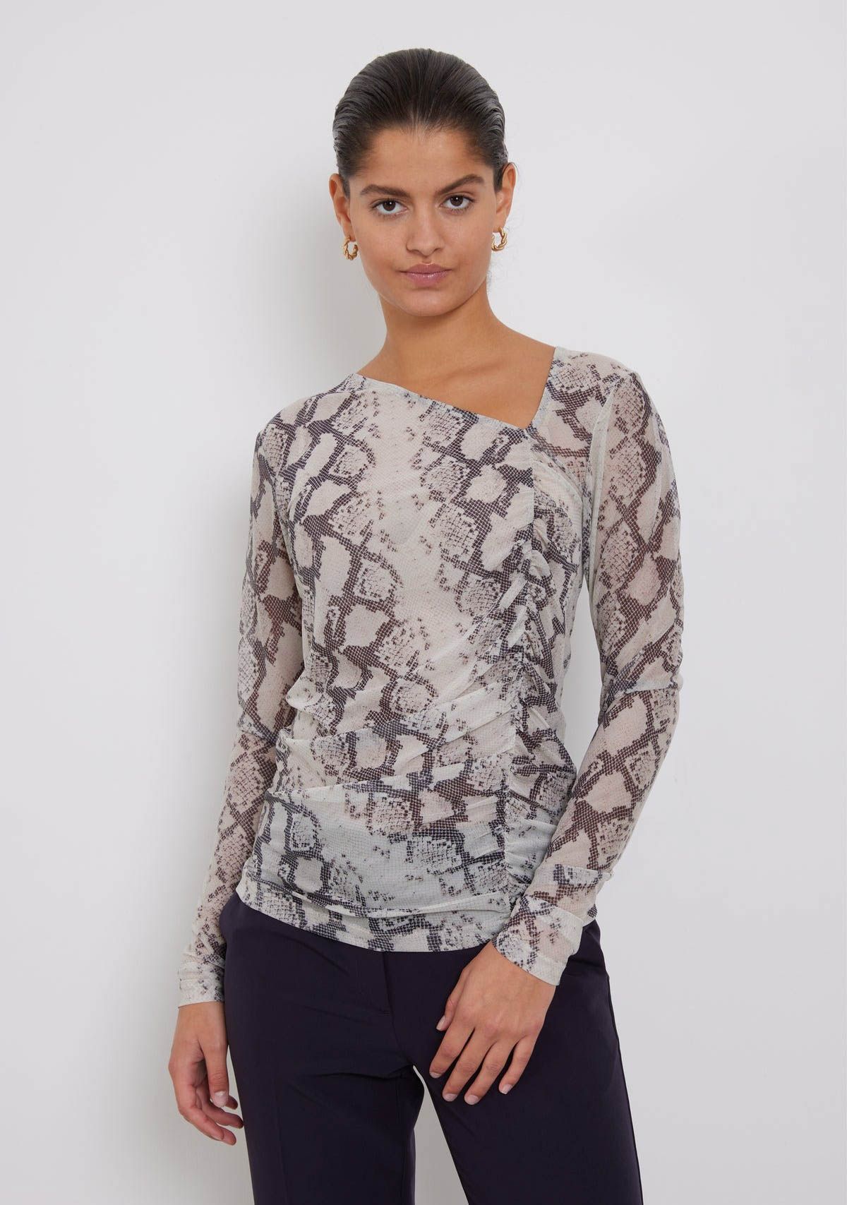 BRUUNS BAZAAR SHIRT LANGE MOUWE