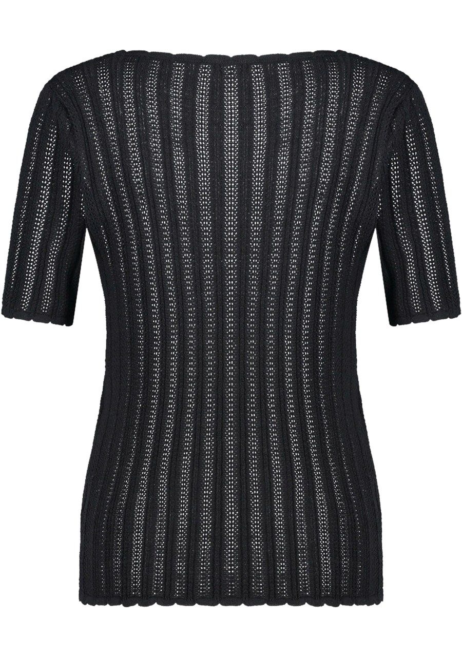 JANE LUSHKA SHIRT MET KORTE MOUW