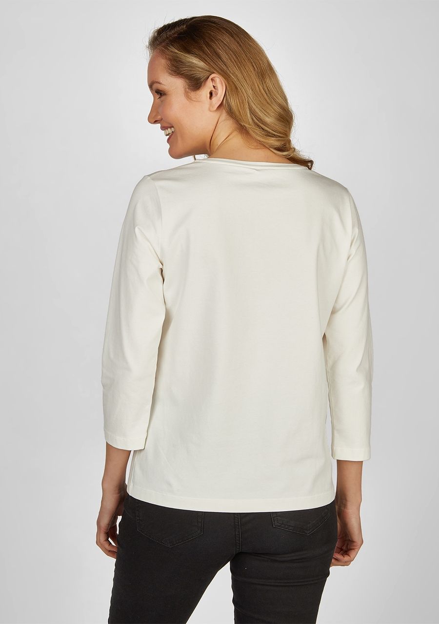 RABE SHIRT MET 3/4 MOUW