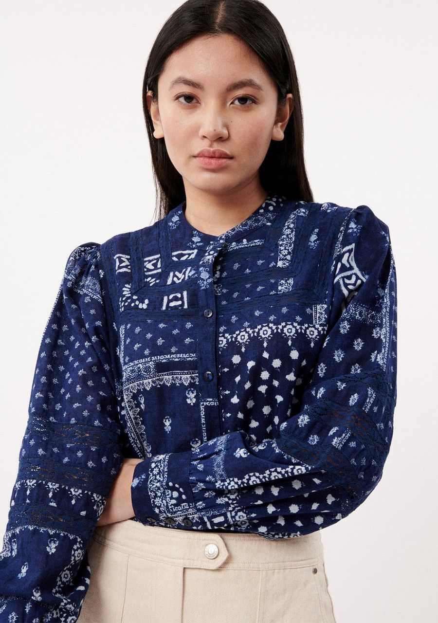 FRNCH BLOUSE LANGE MOUW