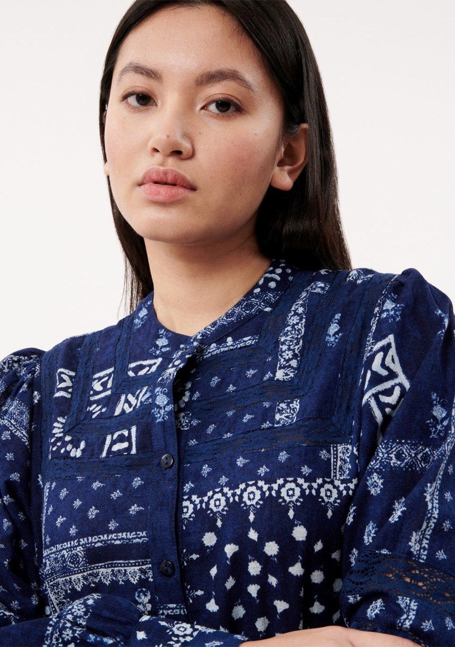 FRNCH BLOUSE LANGE MOUW