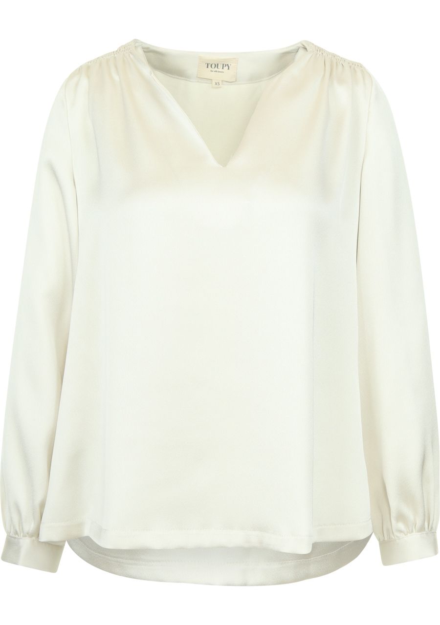 TOUPY PARIS BLOUSE LANGE MOUW