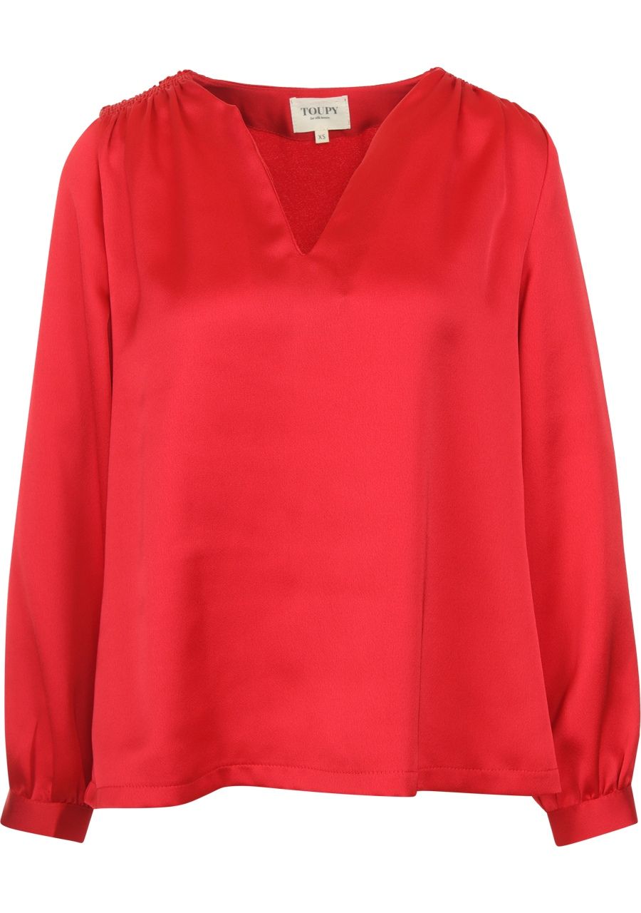 TOUPY PARIS BLOUSE LANGE MOUW