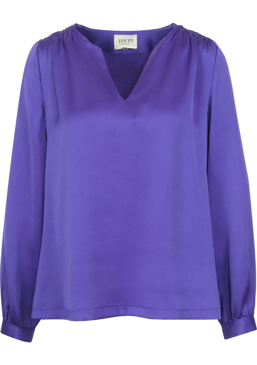 TOUPY PARIS BLOUSE LANGE MOUW