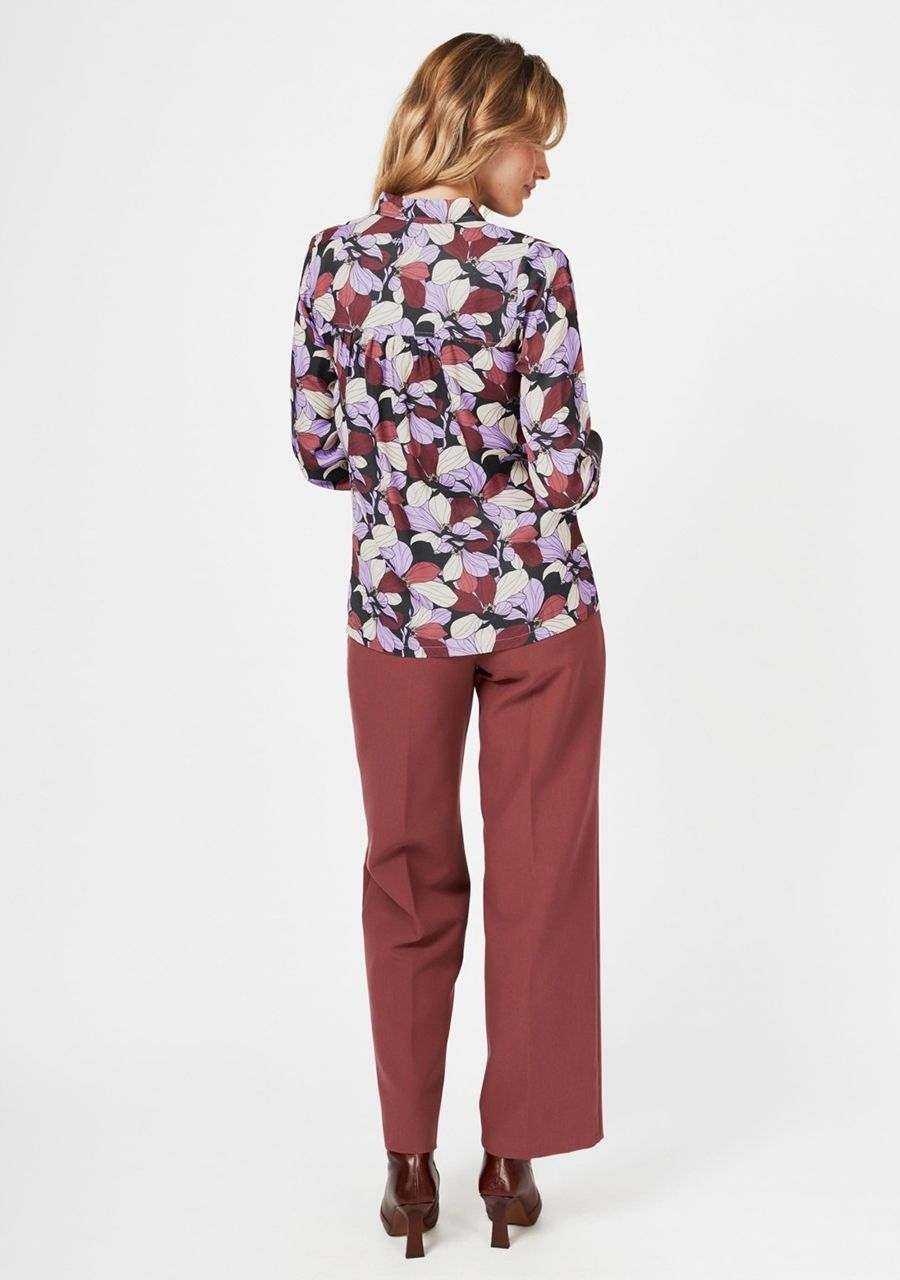 4FUNKYFLAVOURS BLOUSE LANGE MOUW
