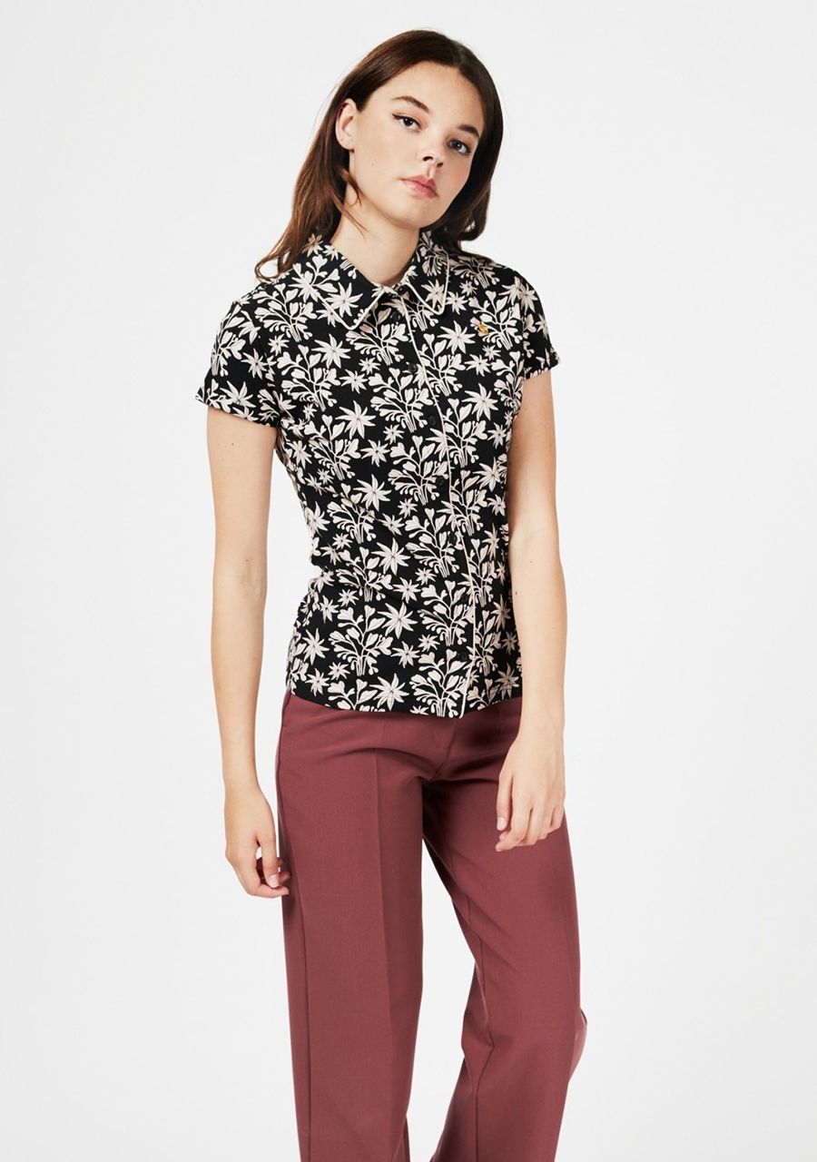 4FUNKYFLAVOURS BLOUSE KORTE MOUW