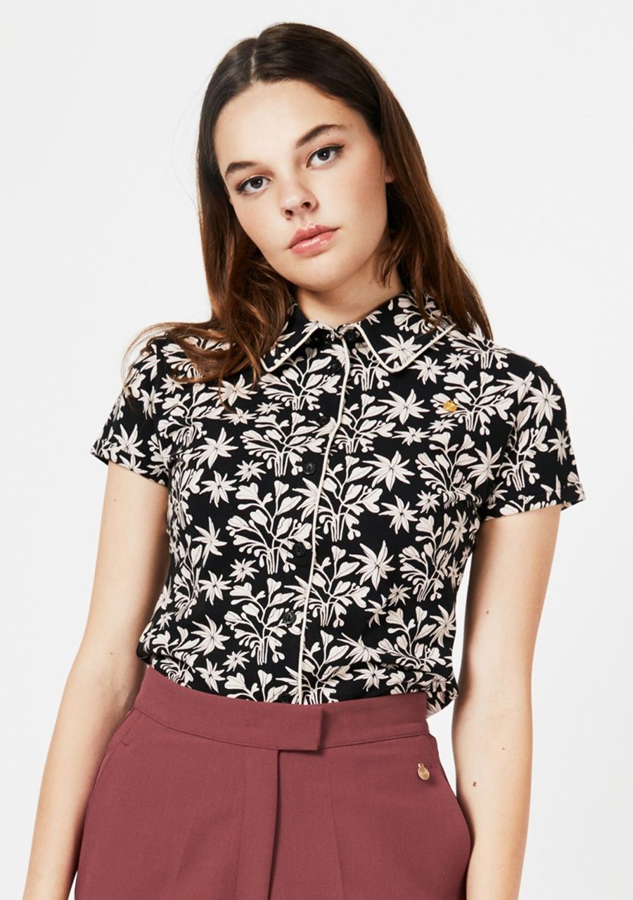 4FUNKYFLAVOURS BLOUSE KORTE MOUW