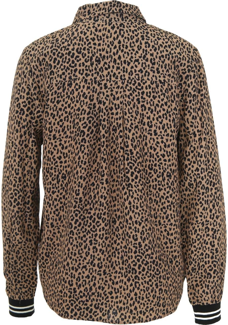 ANNA BLUE BLOUSE LANGE MOUW