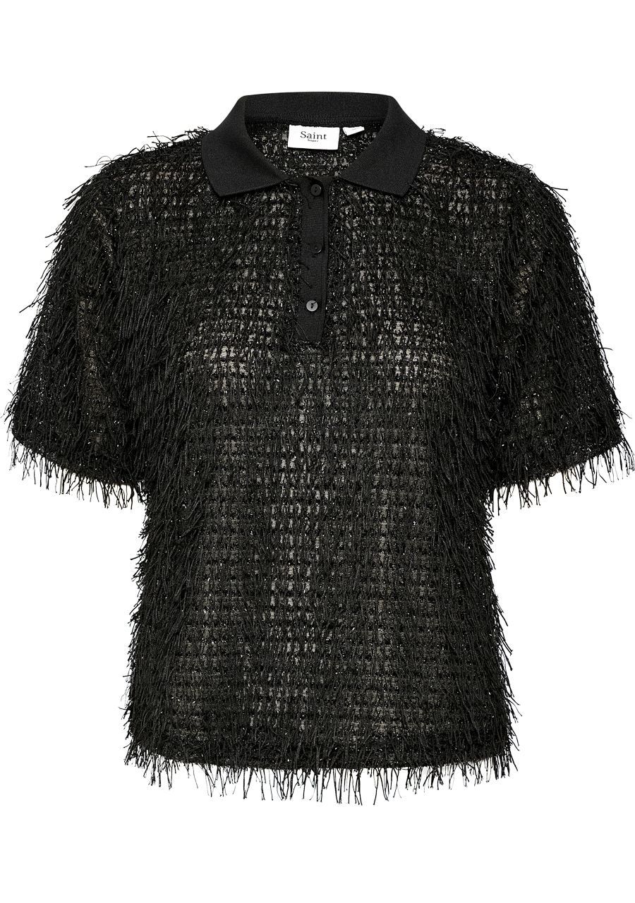 SAINT TROPEZ SHIRT MET KORTE MOUW