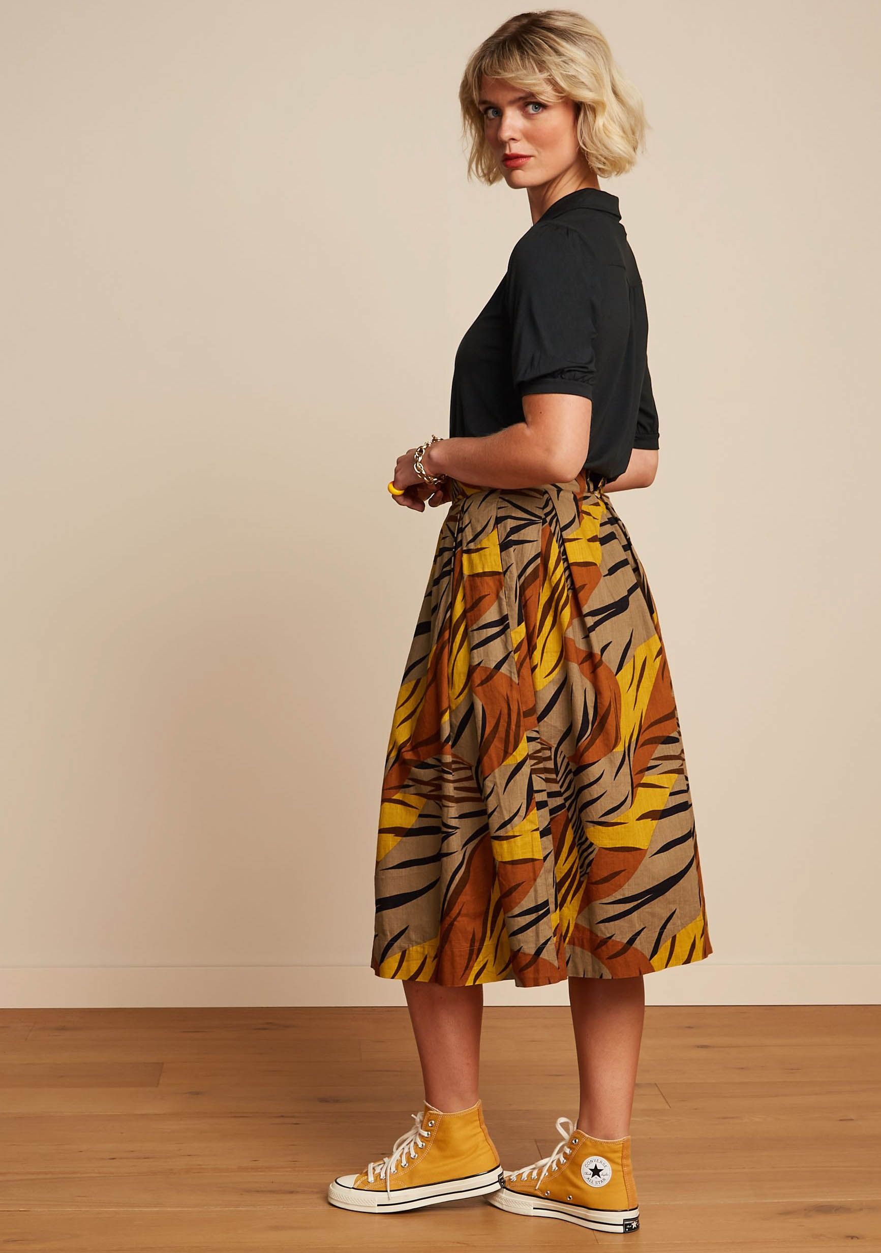 KING LOUIE BLOUSE KORTE MOUW