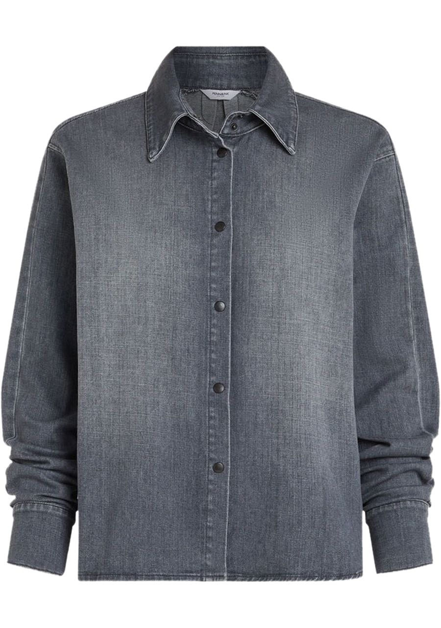 PENN & INK BLOUSE LANGE MOUW