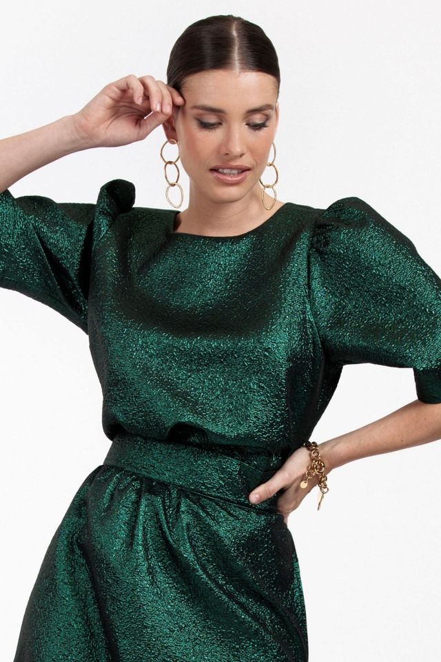STUDIO ANNELOES BLOUSE KORTE MOUW