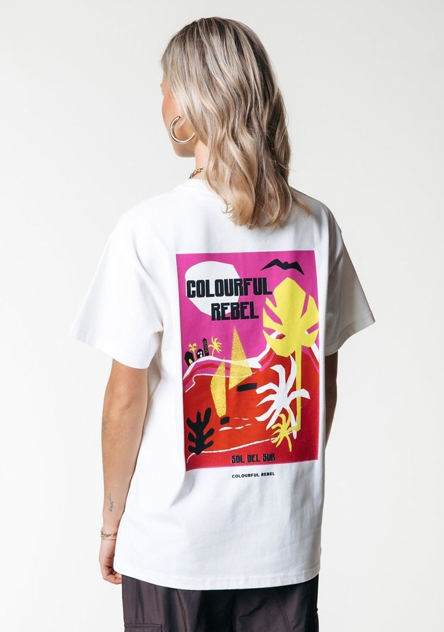 COLOURFUL REBEL SHIRT MET KORTE MOUW