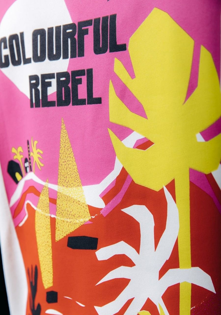 COLOURFUL REBEL SHIRT MET KORTE MOUW