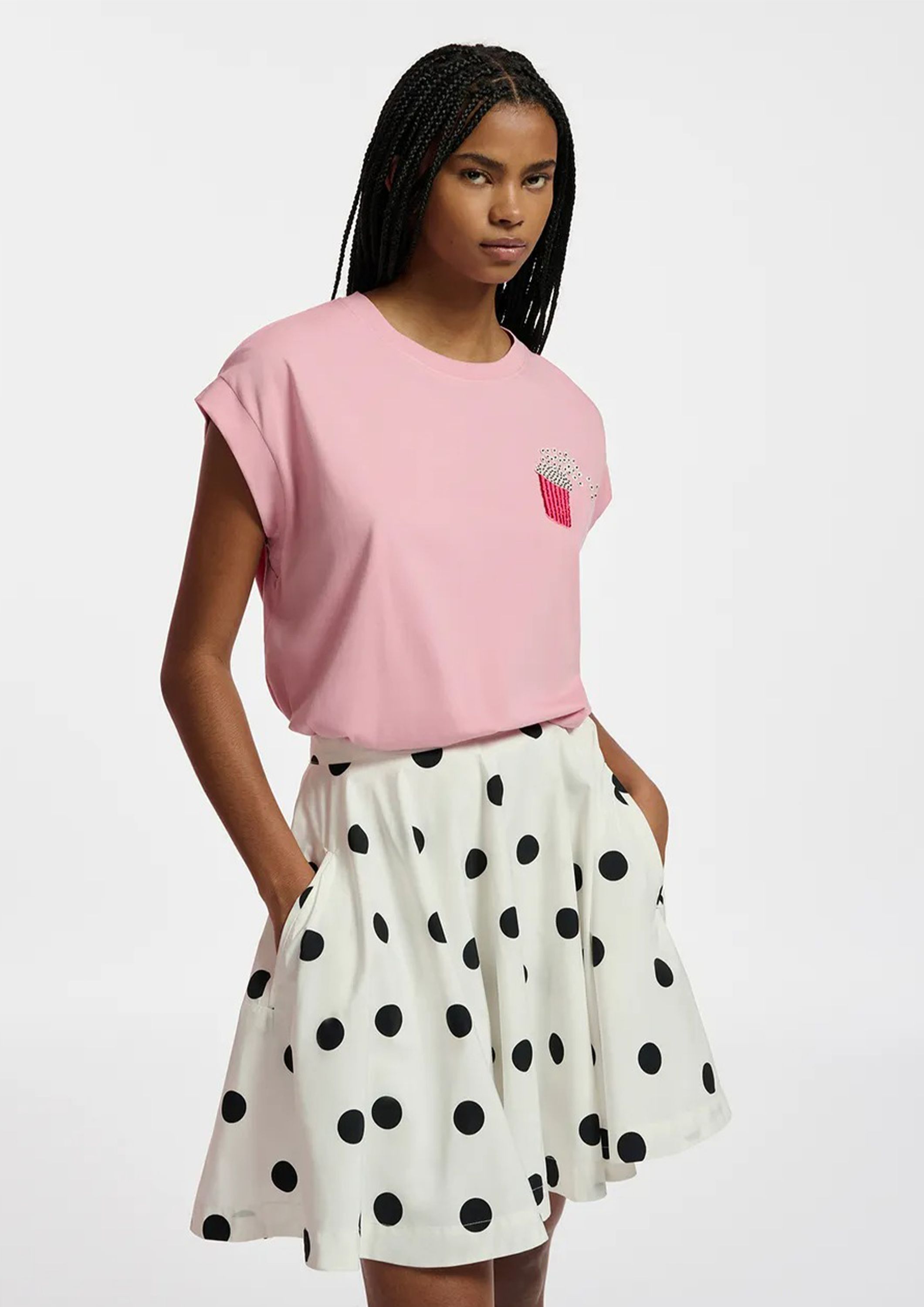 ESSENTIEL SHIRT MET KORTE MOUW