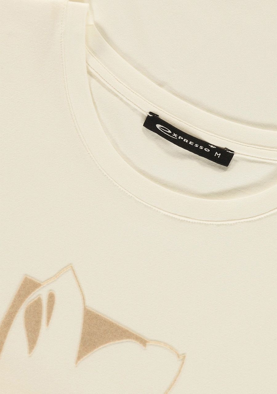 EXPRESSO SHIRT MET KORTE MOUW