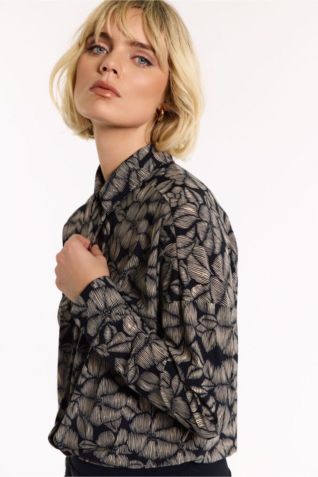 STUDIO ANNELOES BLOUSE LANGE MOUW