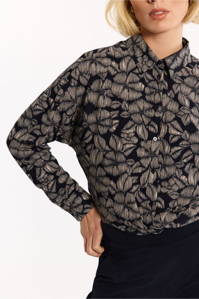 STUDIO ANNELOES BLOUSE LANGE MOUW