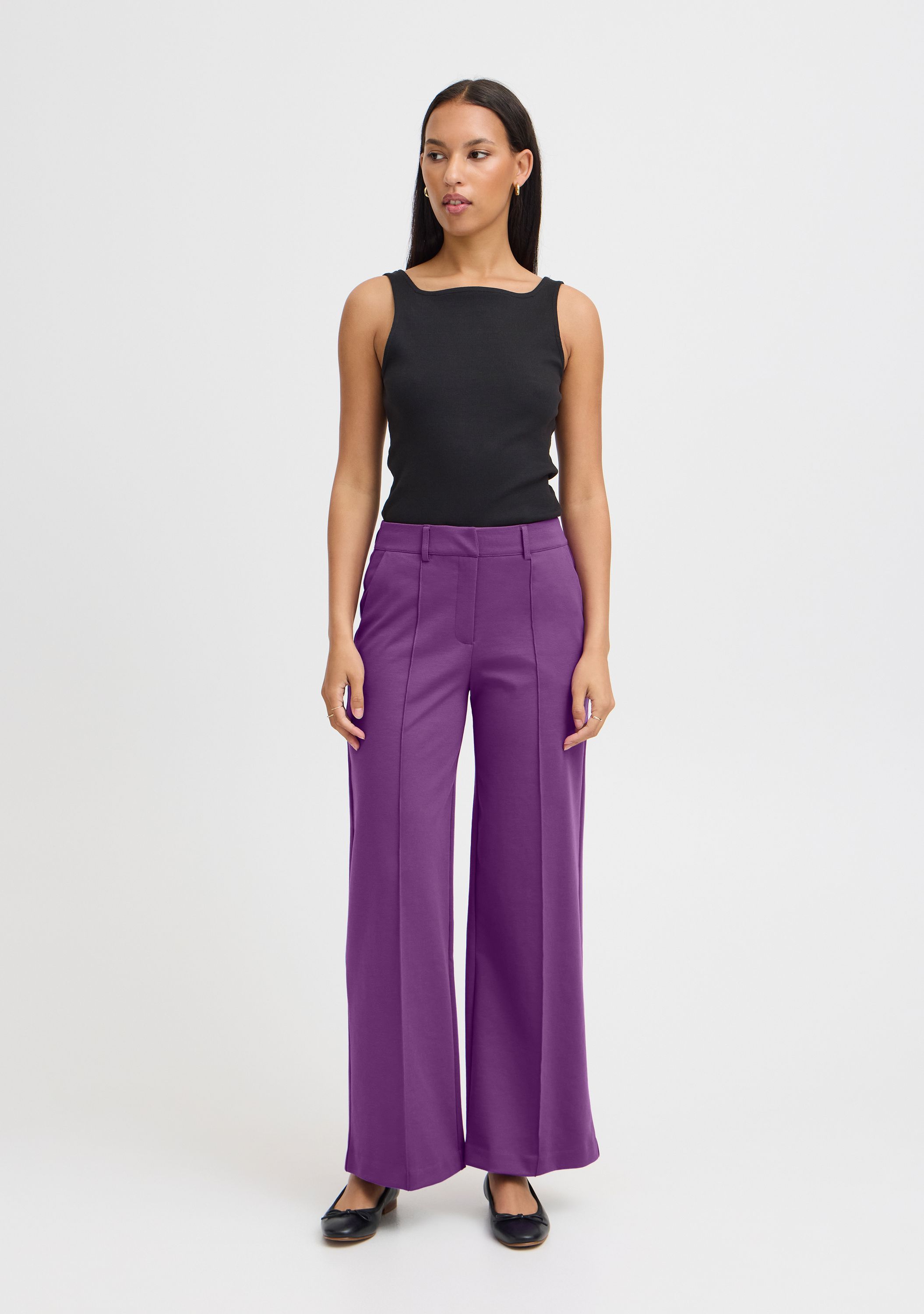 ICHI WIJDE PANTALON