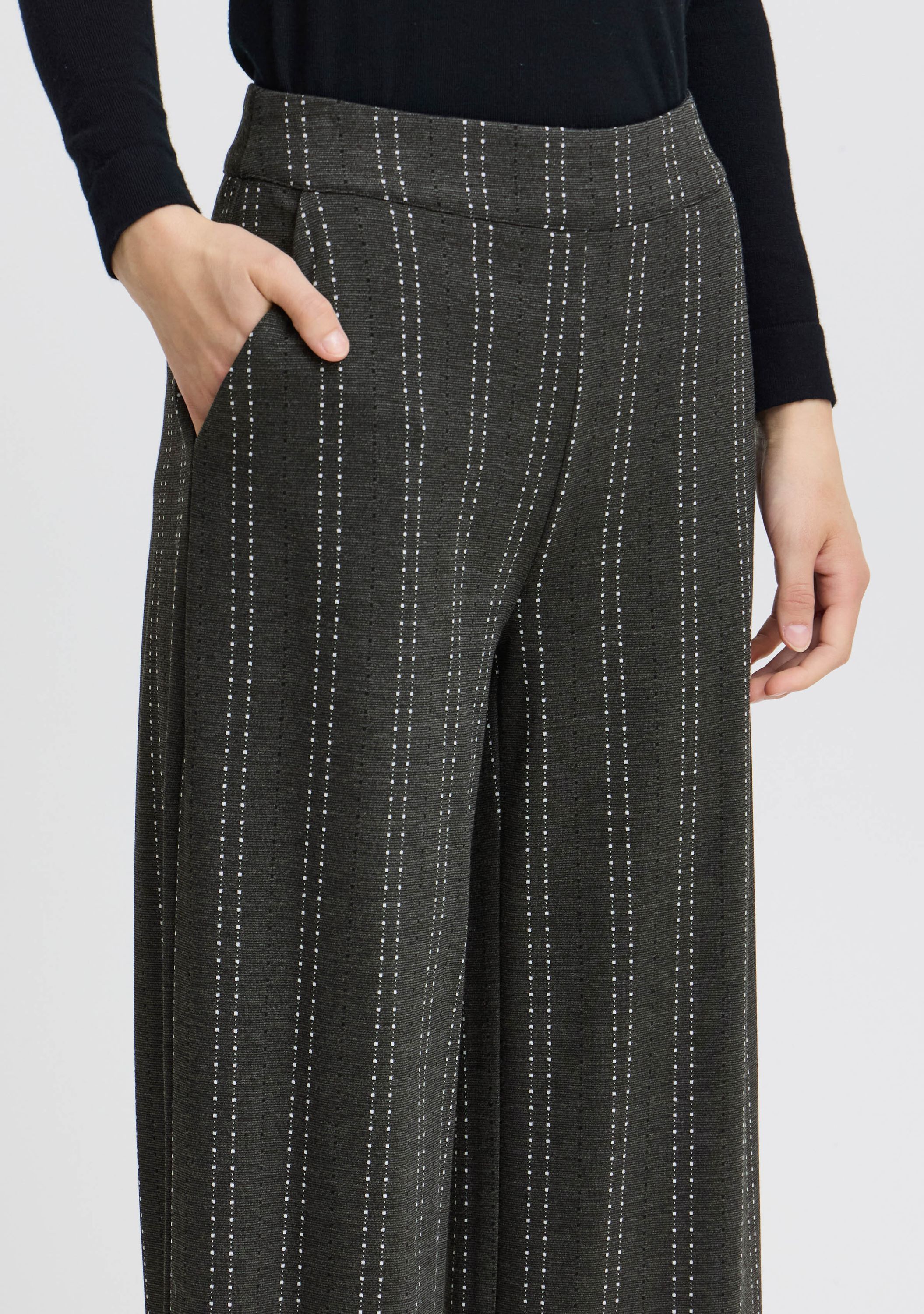 ICHI WIJDE PANTALON