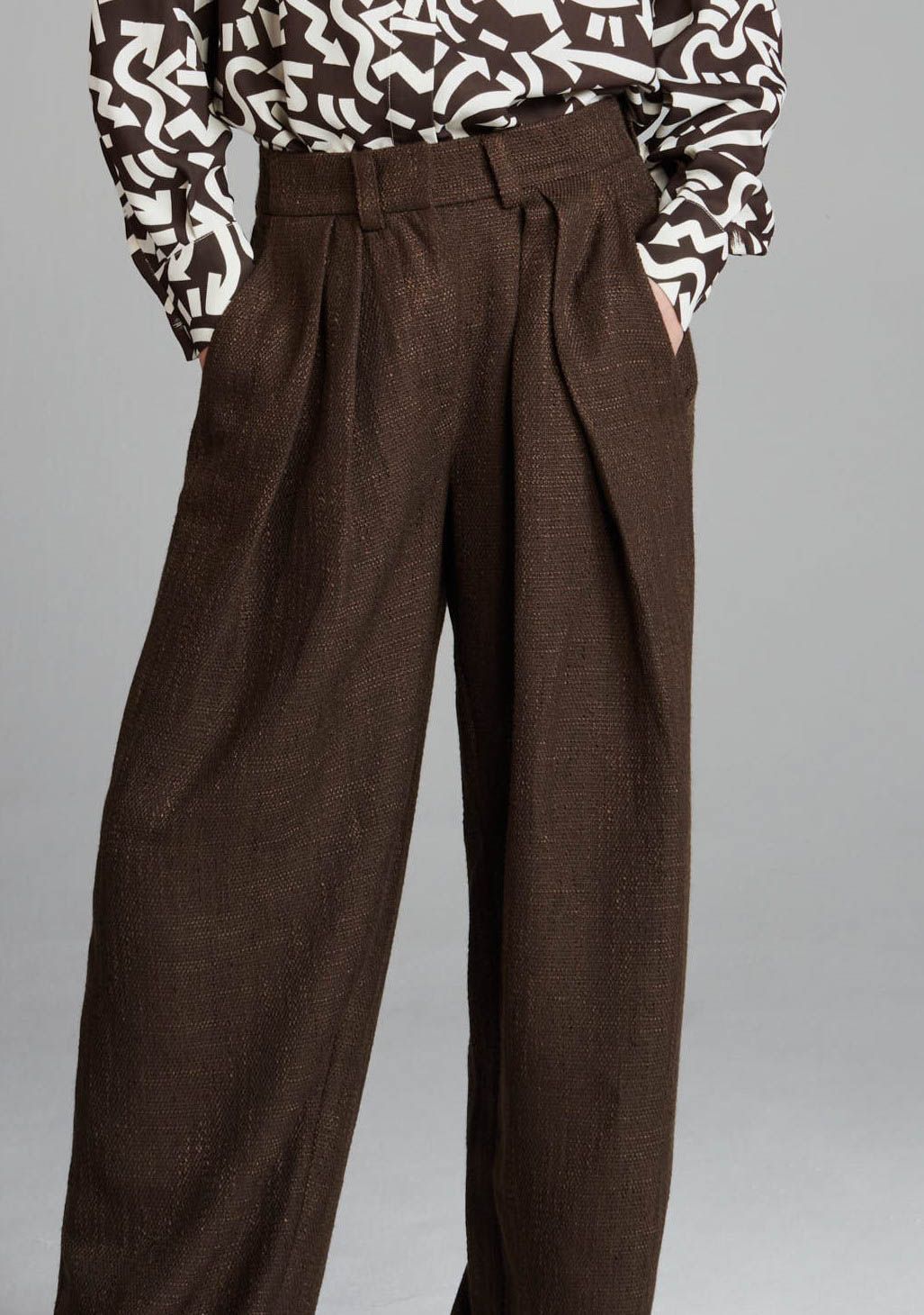 POM AMSTERDAM WIJDE PANTALON