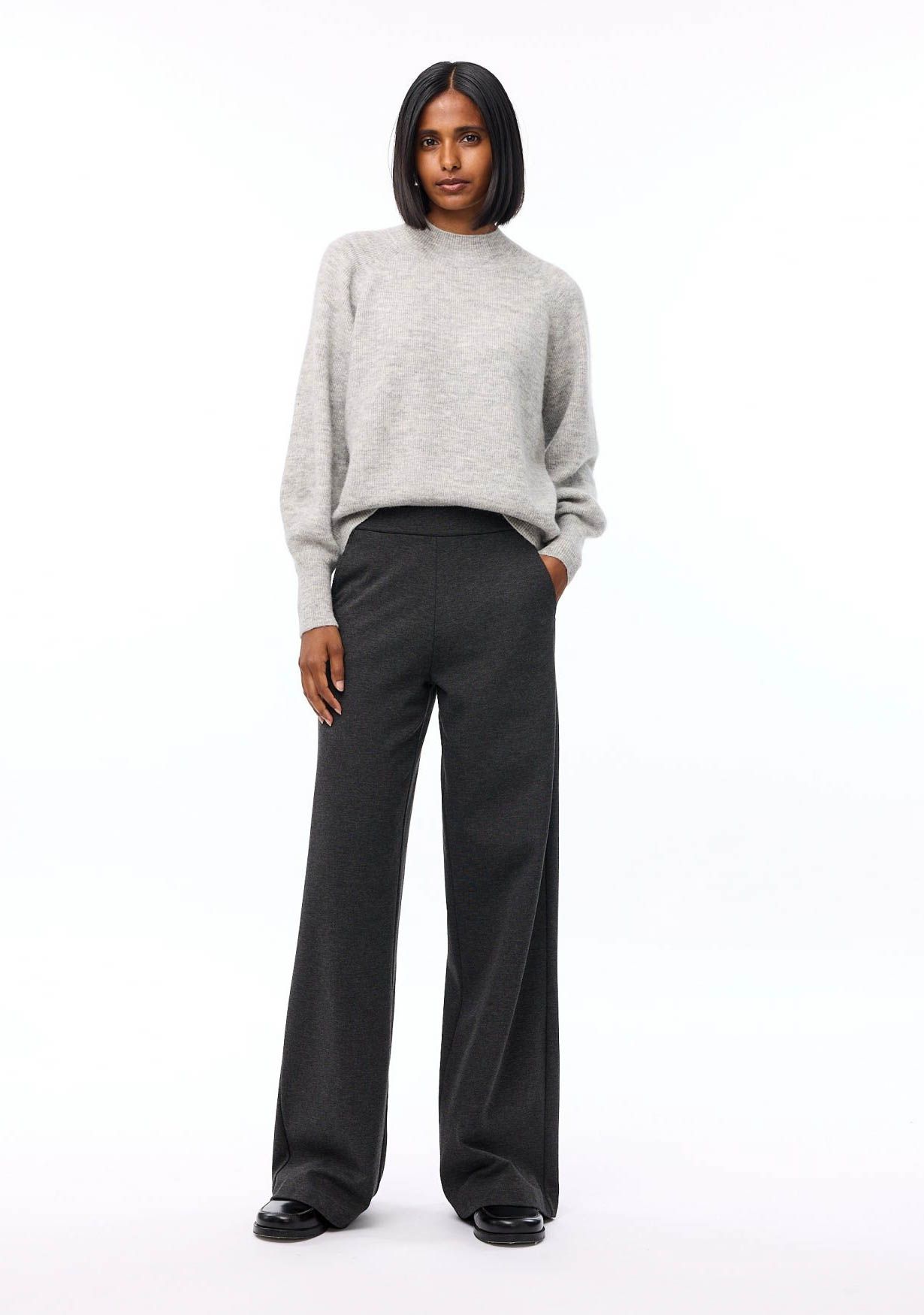 KNIT-TED WIJDE PANTALON