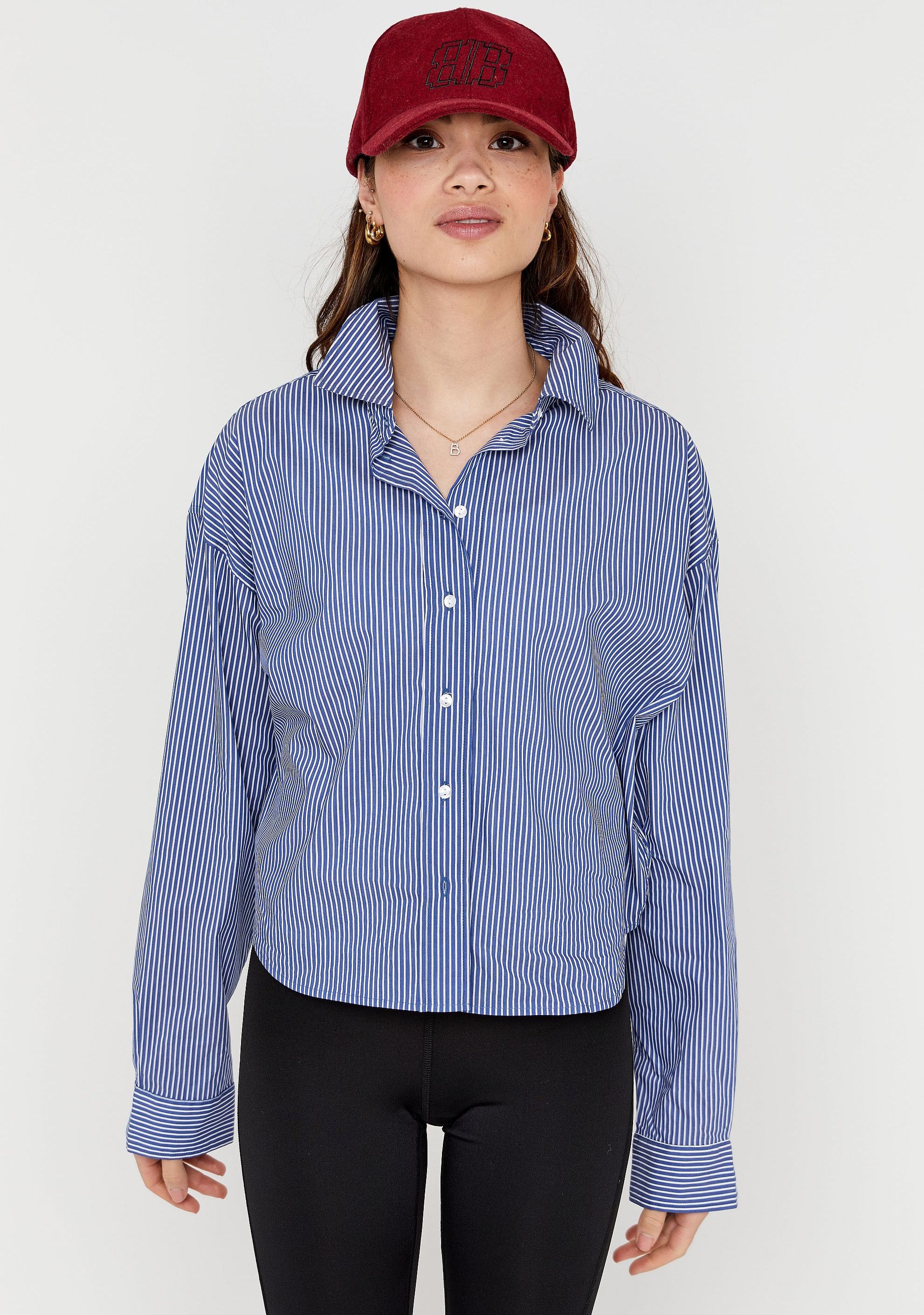 ANNA BLUE BLOUSE