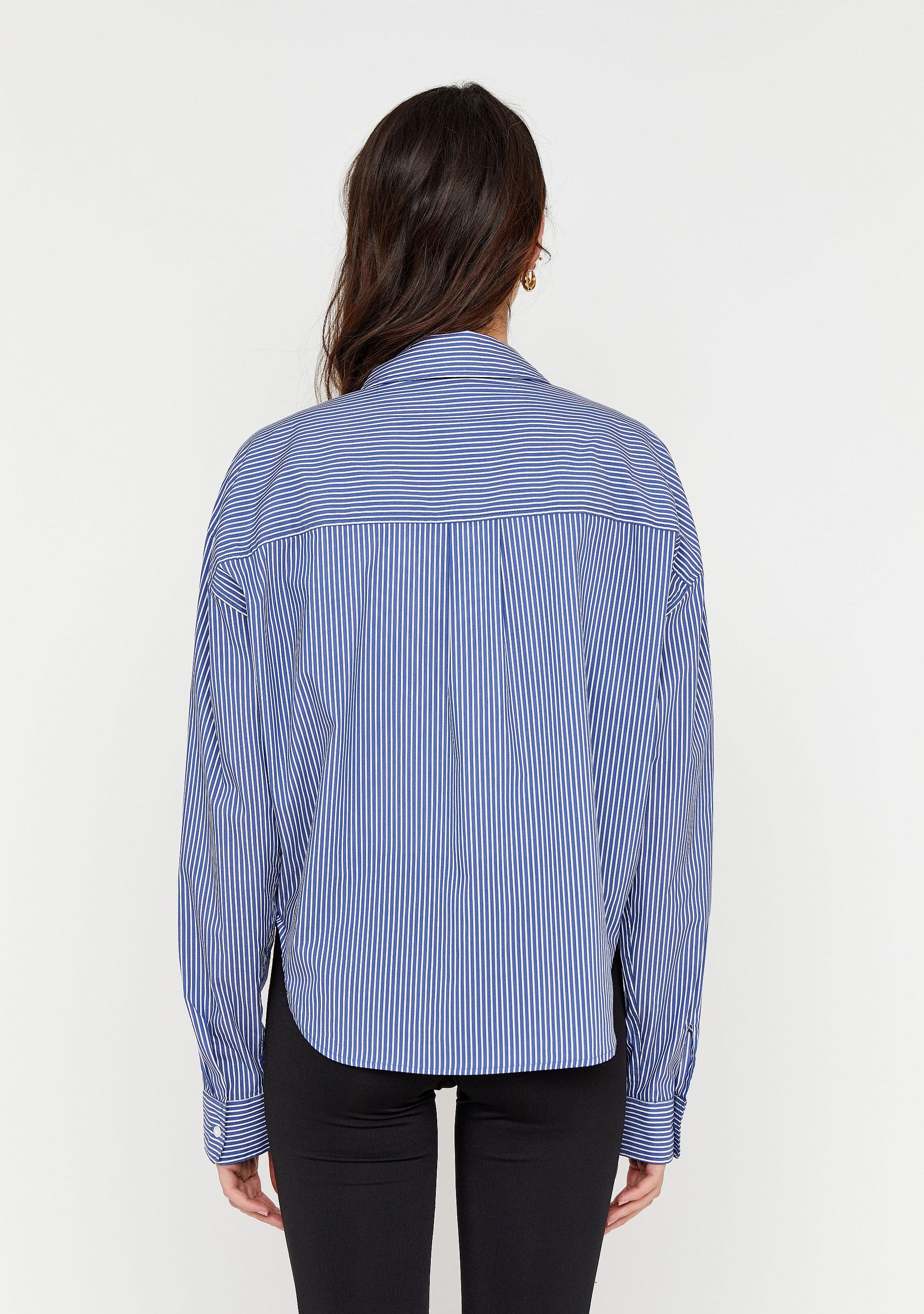 ANNA BLUE BLOUSE