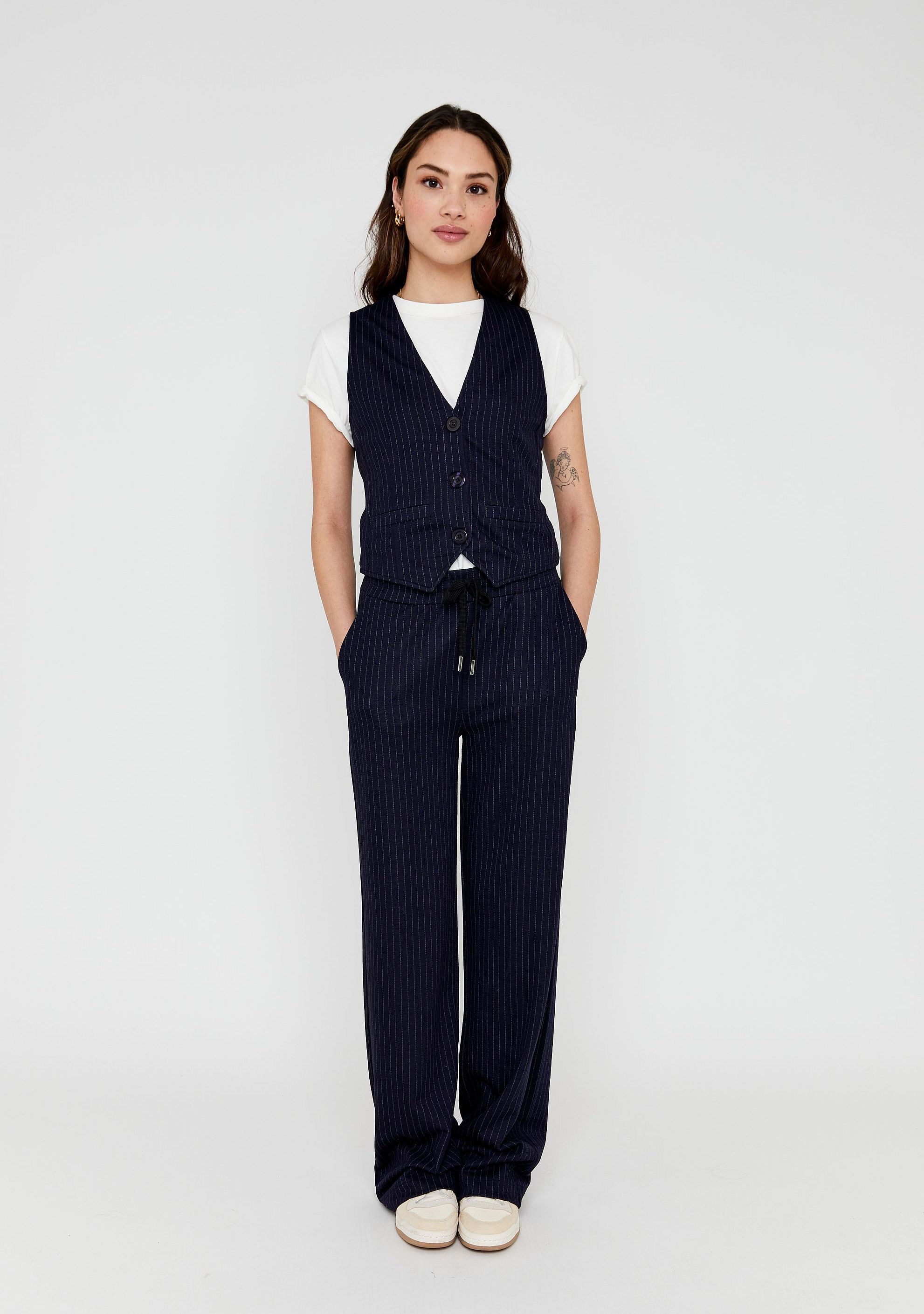 ANNA BLUE WIJDE PANTALON