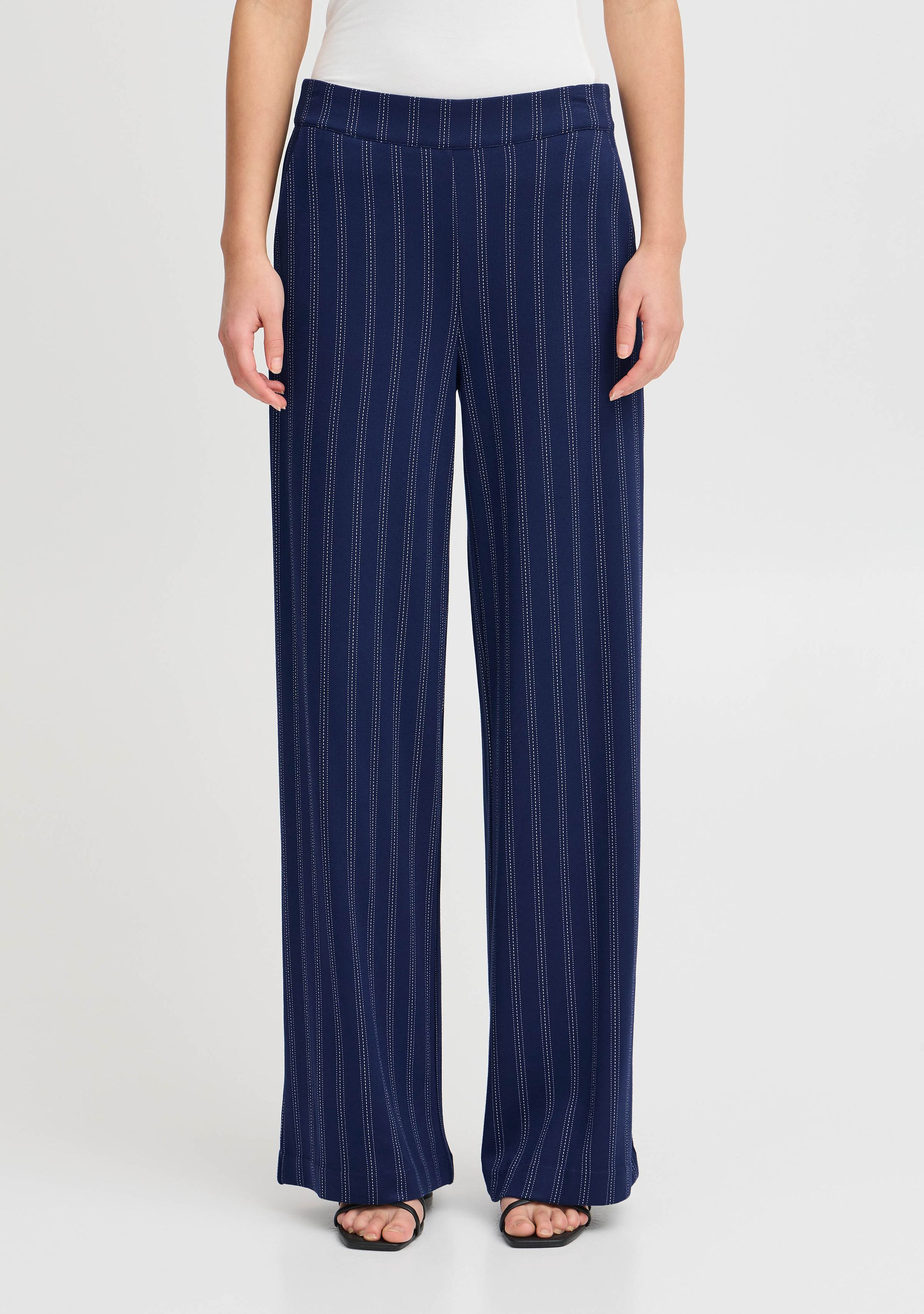 ICHI WIJDE PANTALON