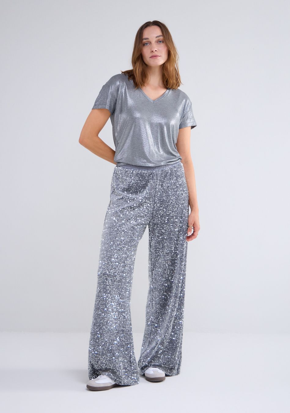 SUMMUM WIJDE PANTALON