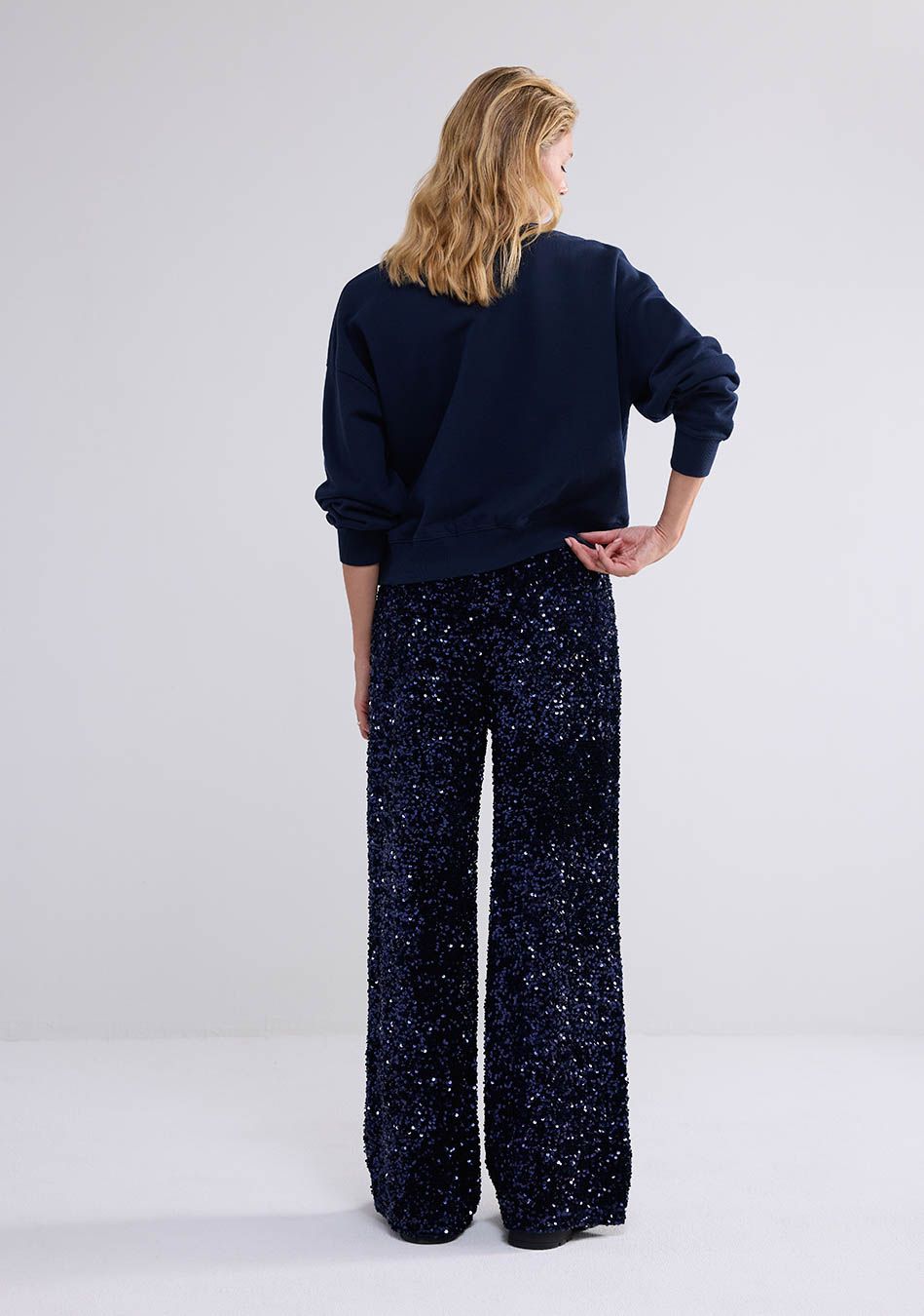 SUMMUM WIJDE PANTALON