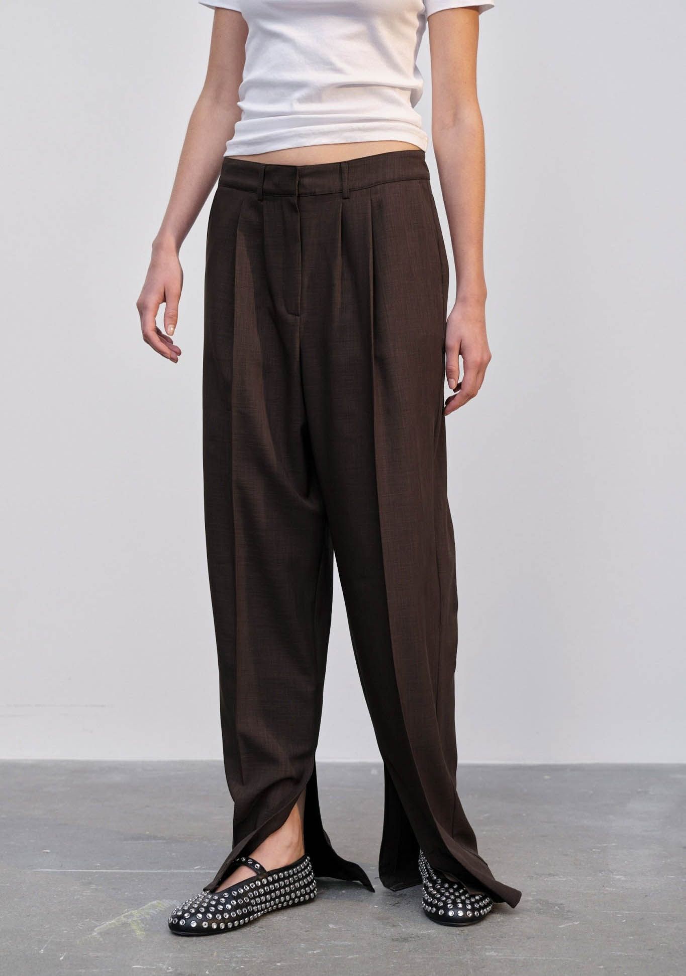 HERSKIND WIJDE PANTALON