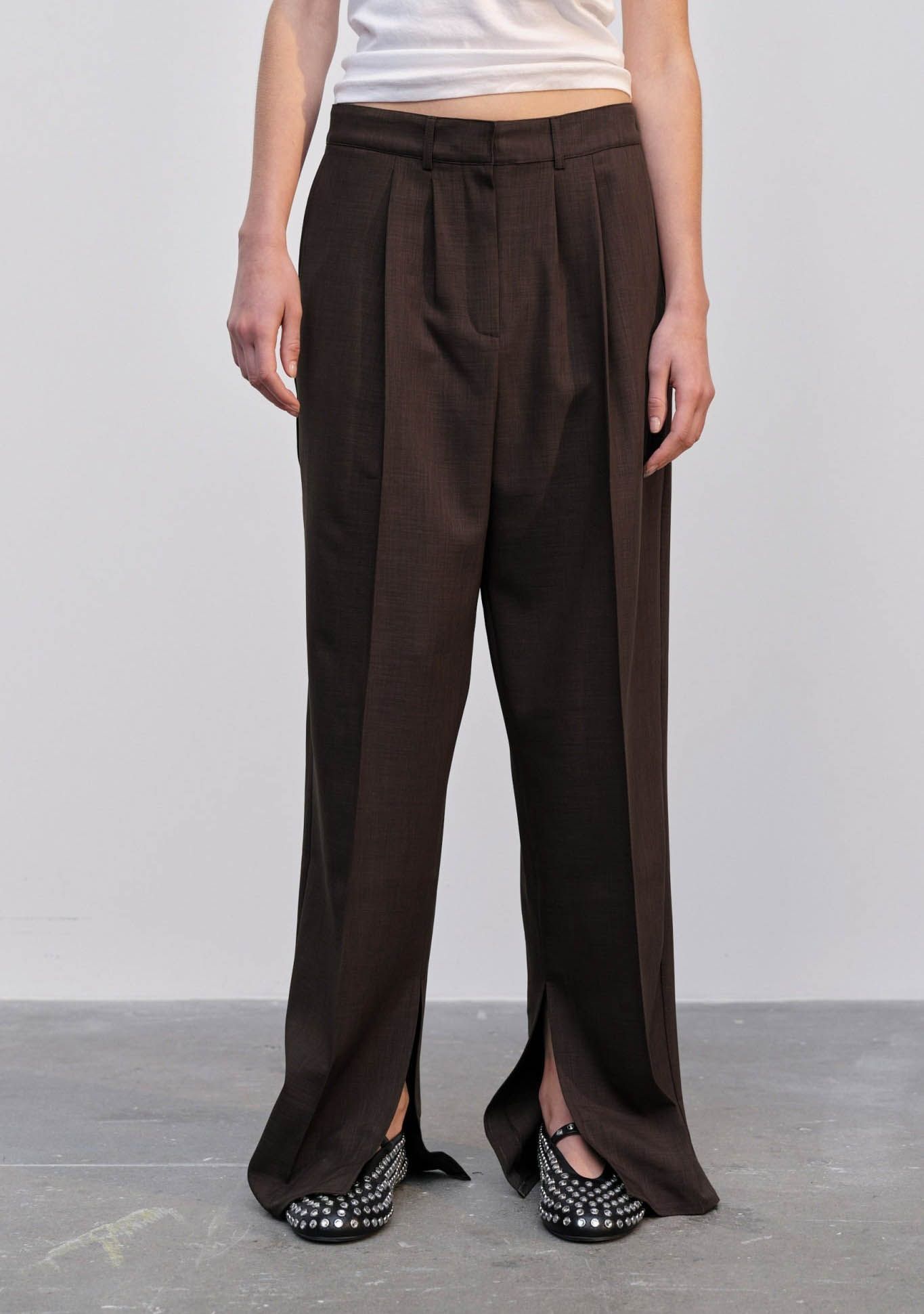 HERSKIND WIJDE PANTALON