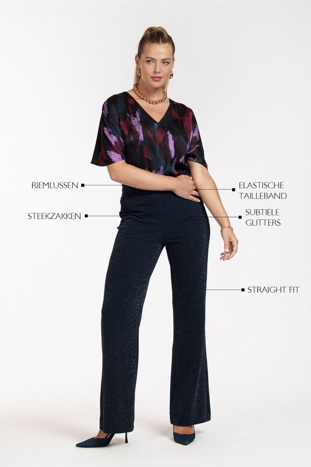 STUDIO ANNELOES WIJDE PANTALON