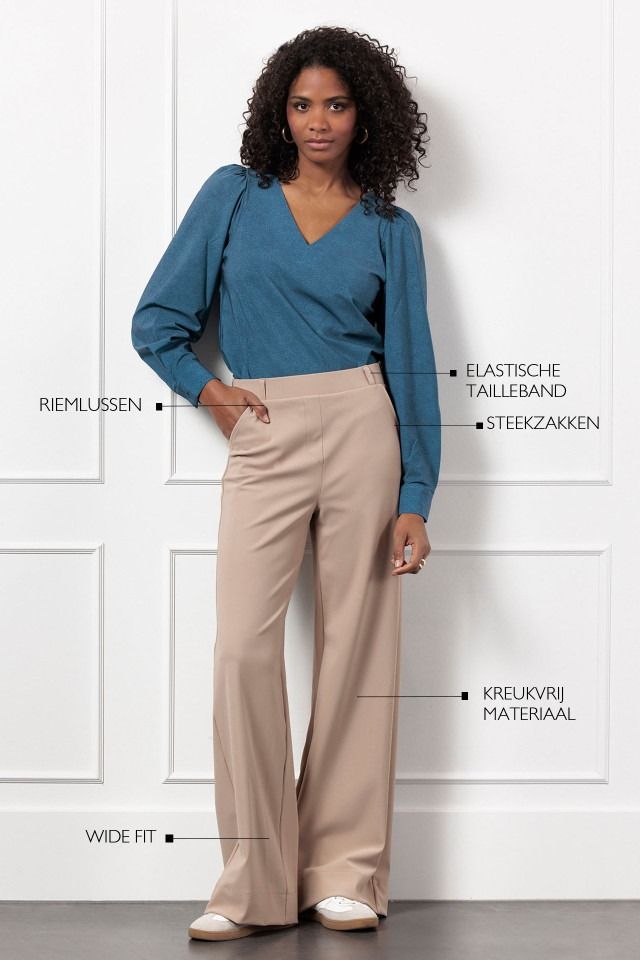 STUDIO ANNELOES WIJDE PANTALON