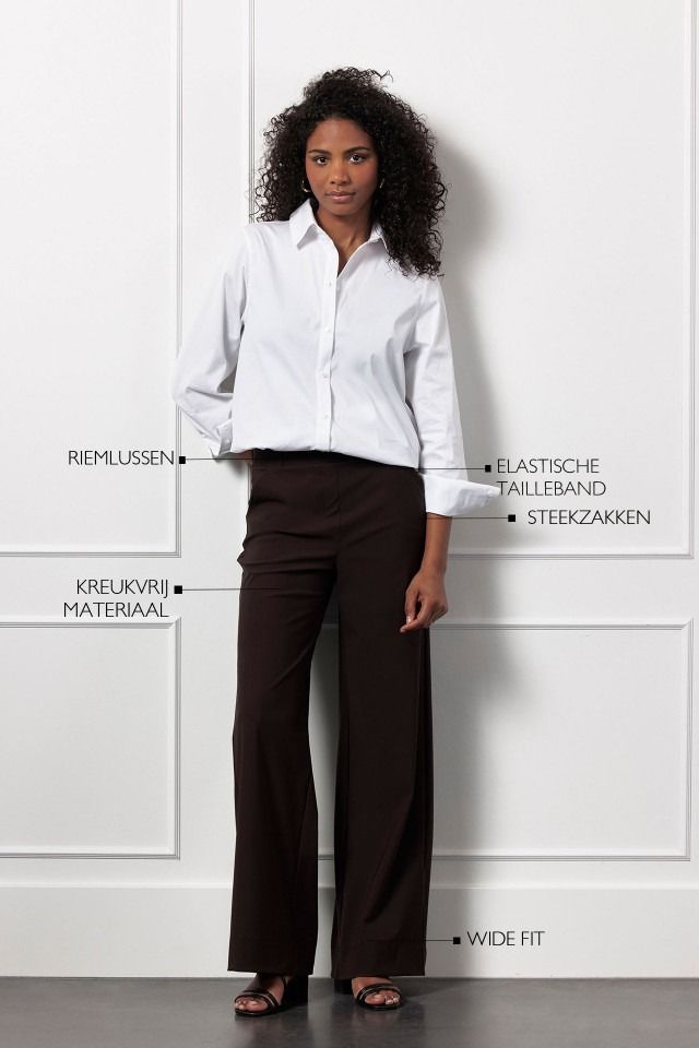 STUDIO ANNELOES WIJDE PANTALON