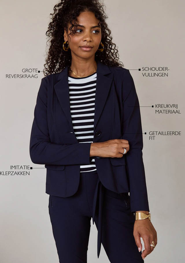 STUDIO ANNELOES BLAZER | L | 296477-8000-L | Rinsma Modeplein