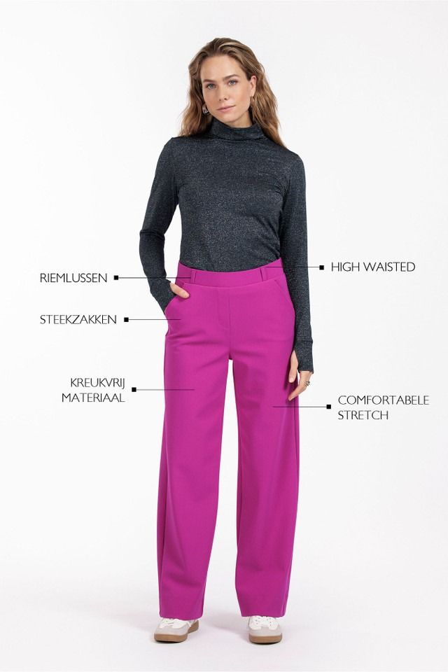 STUDIO ANNELOES WIJDE PANTALON