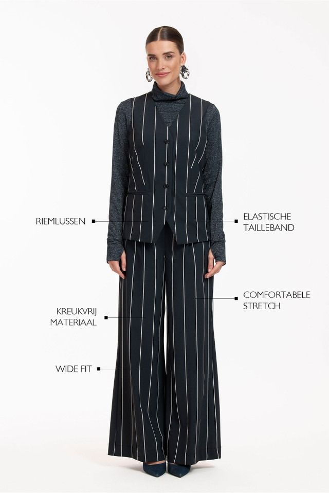 STUDIO ANNELOES WIJDE PANTALON