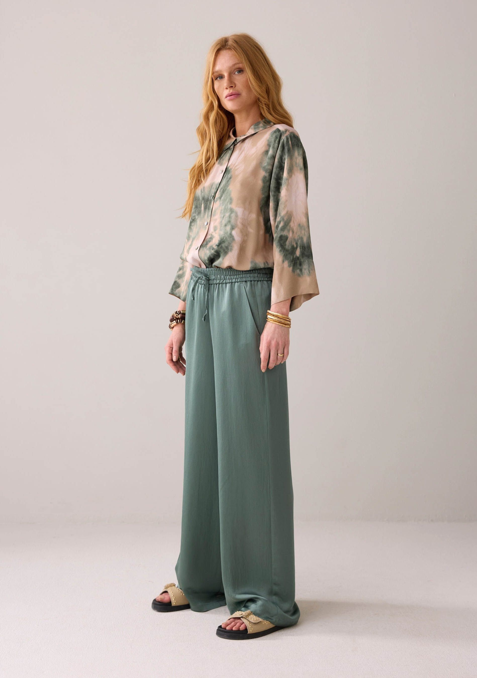 SUMMUM WIJDE PANTALON